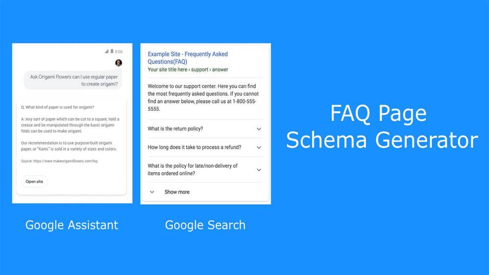 Add the FAQ schema to your website